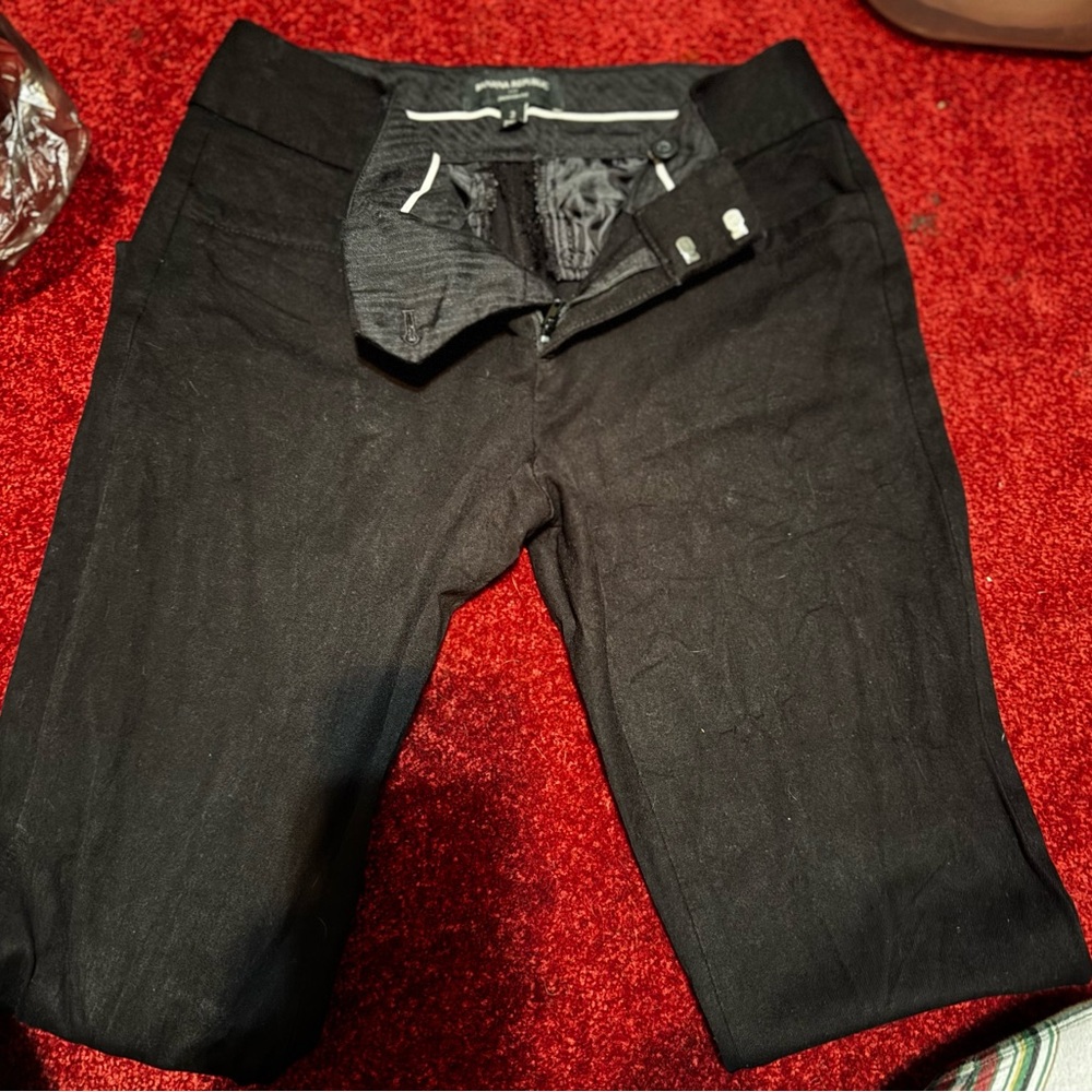 Banana Republic black slacks slightly used but still in good condition size 2